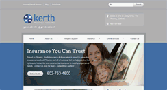 Desktop Screenshot of kerthinsurance.com